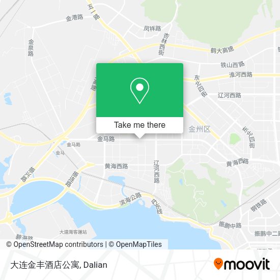 大连金丰酒店公寓 map