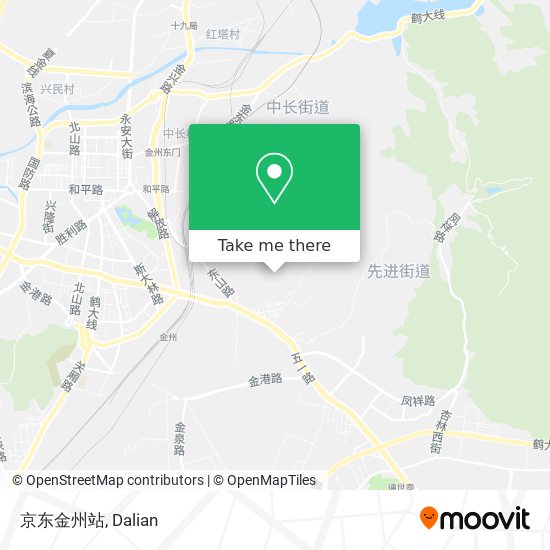 京东金州站 map