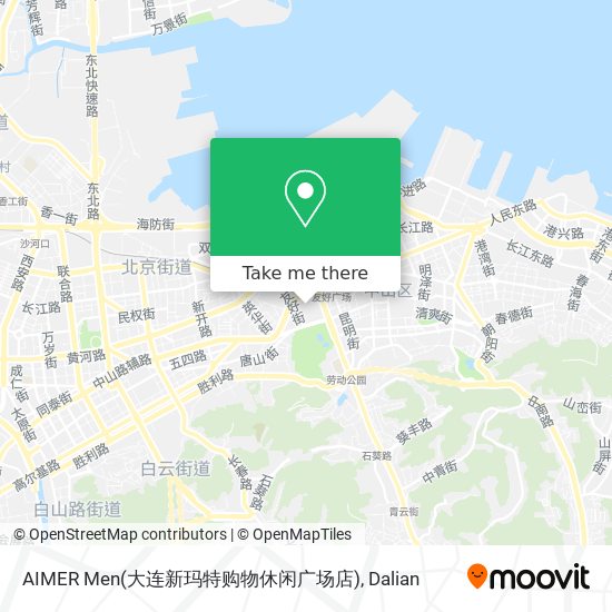 AIMER Men(大连新玛特购物休闲广场店) map