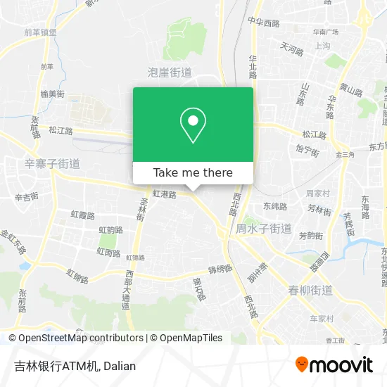 吉林银行ATM机 map