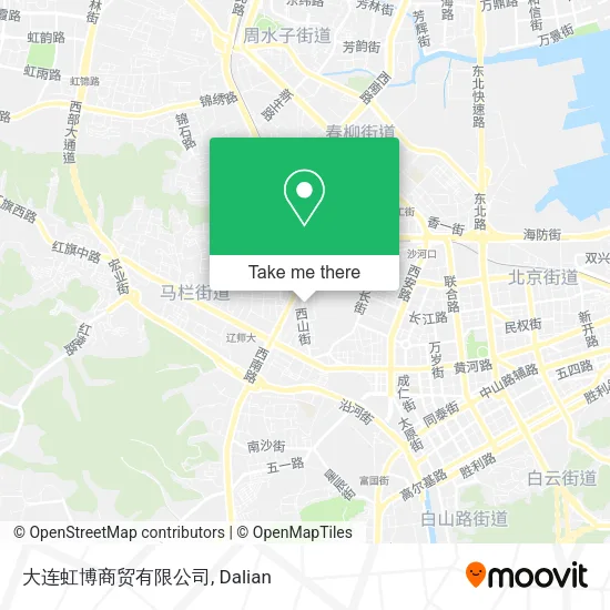大连虹博商贸有限公司 map
