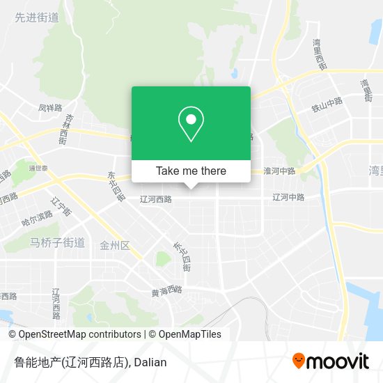 鲁能地产(辽河西路店) map