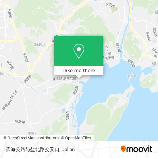 滨海公路与盐北路交叉口 map