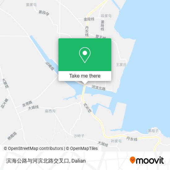 滨海公路与河滨北路交叉口 map