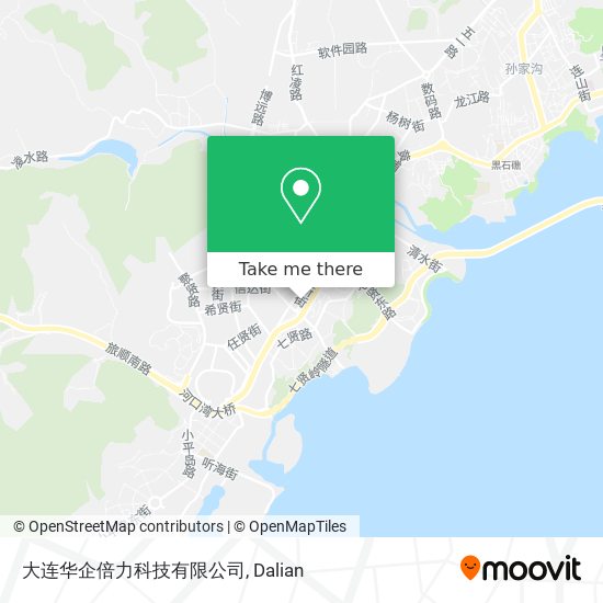 大连华企倍力科技有限公司 map