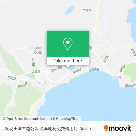发现王国主题公园-童车轮椅免费借用处 map
