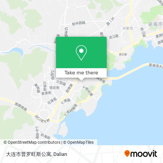 大连市普罗旺斯公寓 map