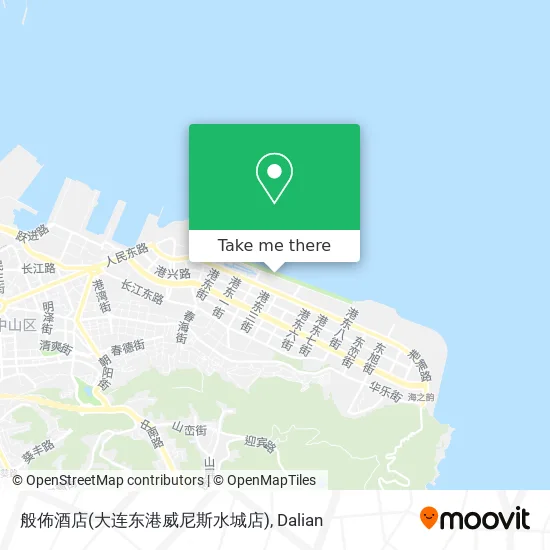 般佈酒店(大连东港威尼斯水城店) map