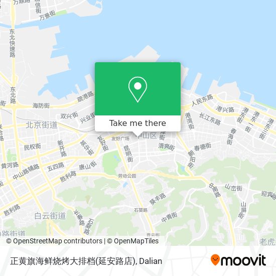 正黄旗海鲜烧烤大排档(延安路店) map