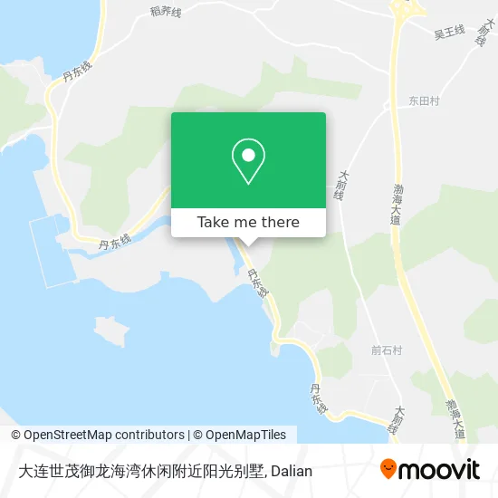 大连世茂御龙海湾休闲附近阳光别墅 map