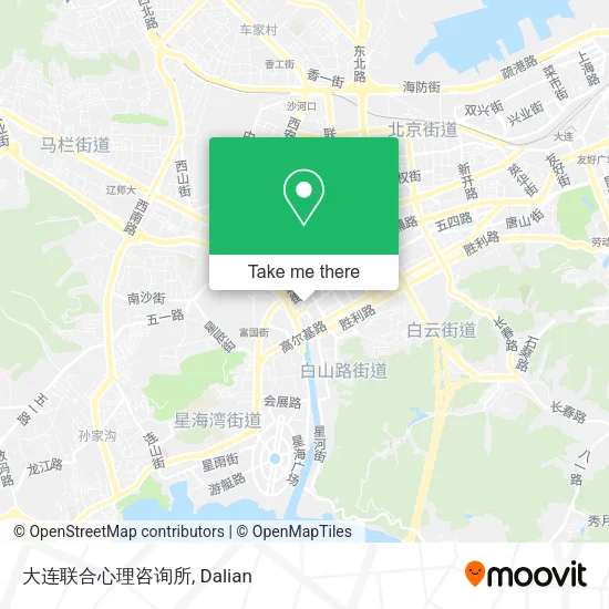 大连联合心理咨询所 map