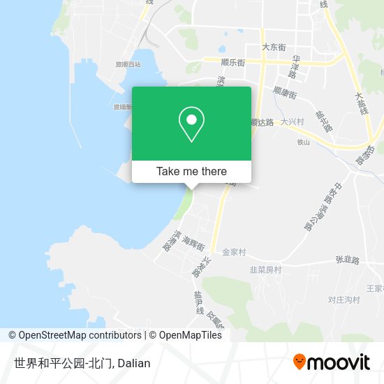 世界和平公园-北门 map