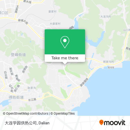 大连学园供热公司 map