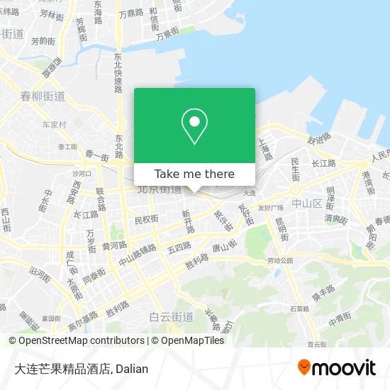 大连芒果精品酒店 map