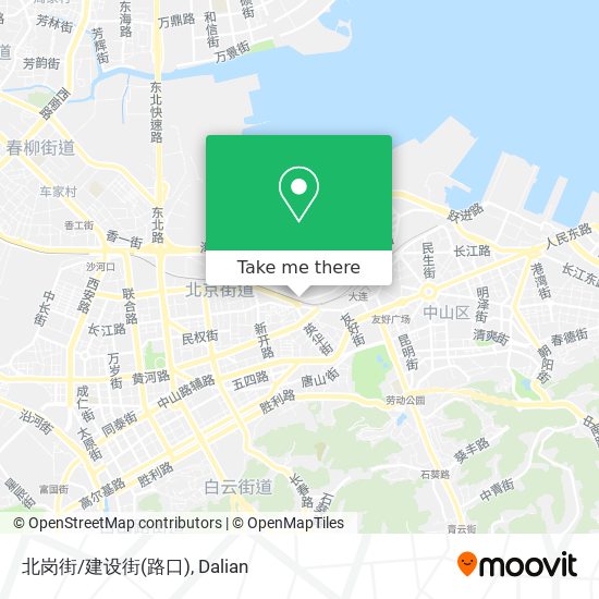 北岗街/建设街(路口) map