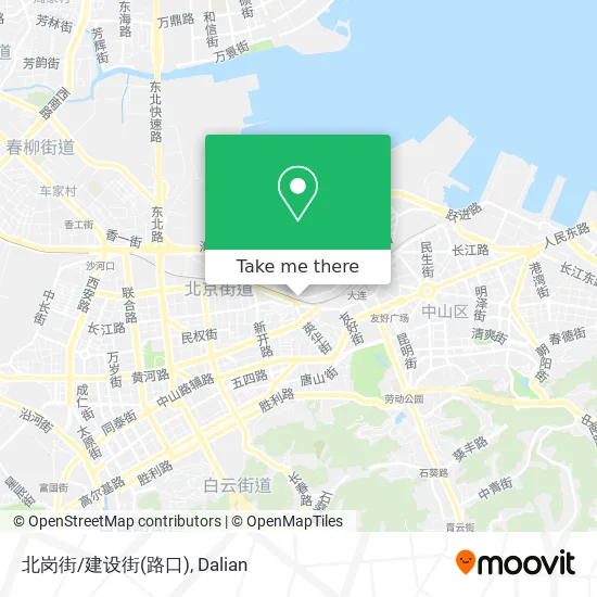 北岗街/建设街(路口) map