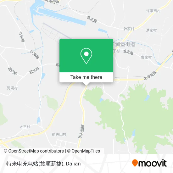 特来电充电站(旅顺新捷) map