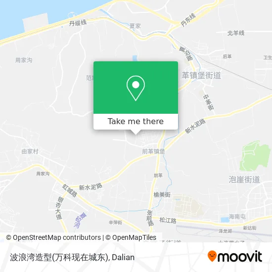 波浪湾造型(万科现在城东) map