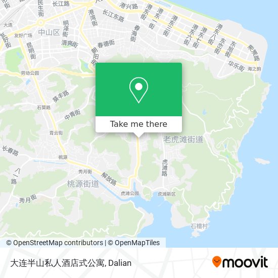 大连半山私人酒店式公寓 map