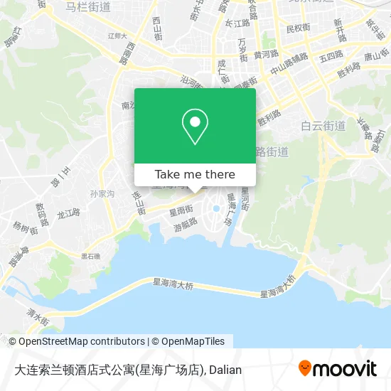 大连索兰顿酒店式公寓(星海广场店) map