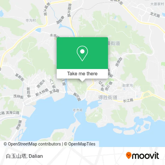 白玉山塔 map