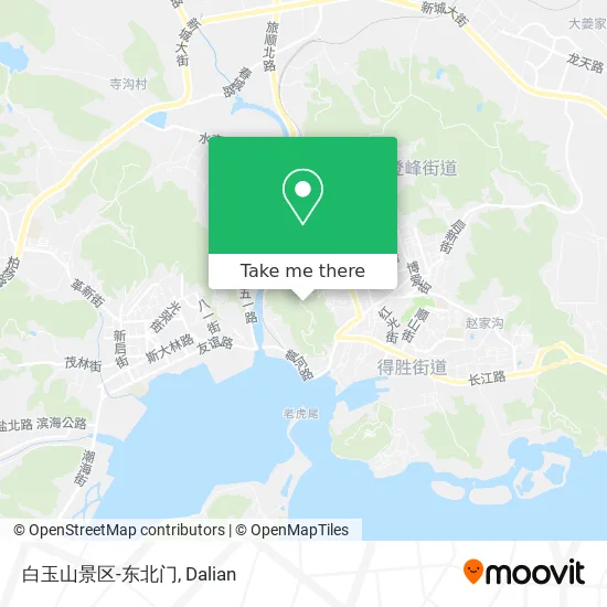 白玉山景区-东北门 map