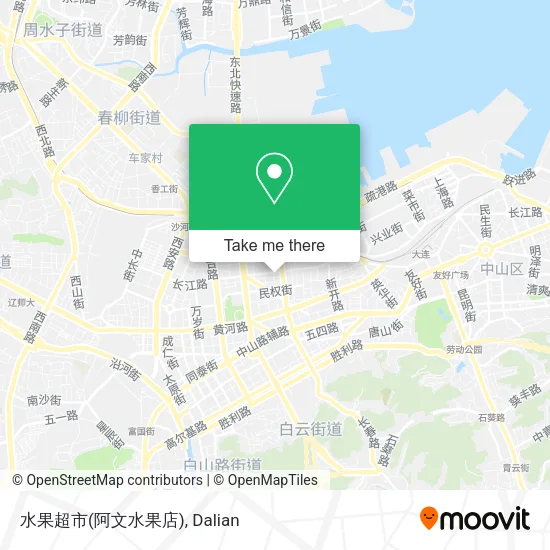 水果超市(阿文水果店) map