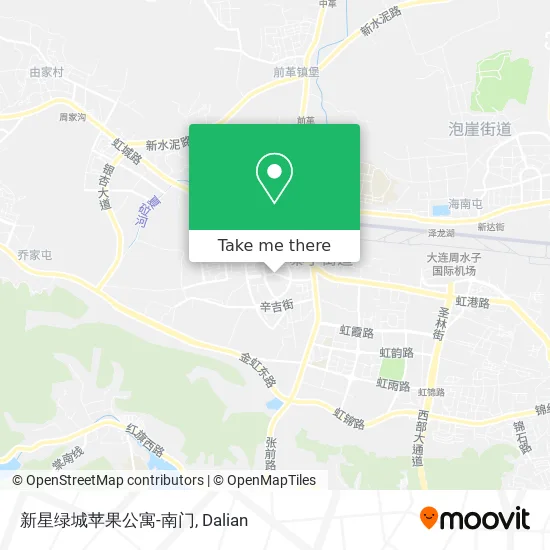 新星绿城苹果公寓-南门 map