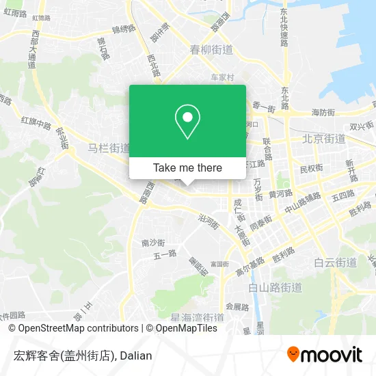 宏辉客舍(盖州街店) map