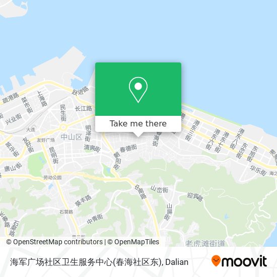 海军广场社区卫生服务中心(春海社区东) map
