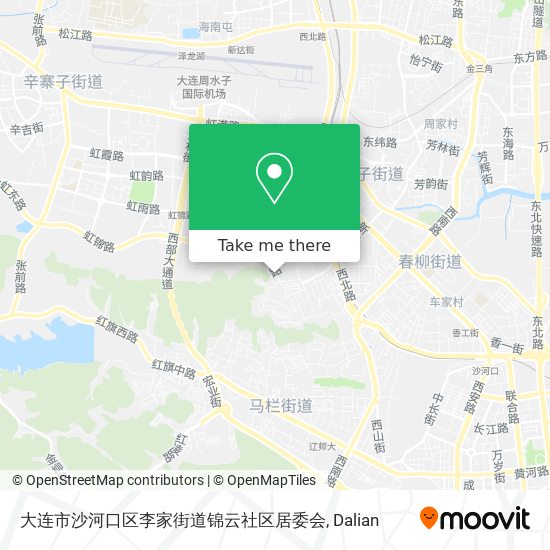 大连市沙河口区李家街道锦云社区居委会 map