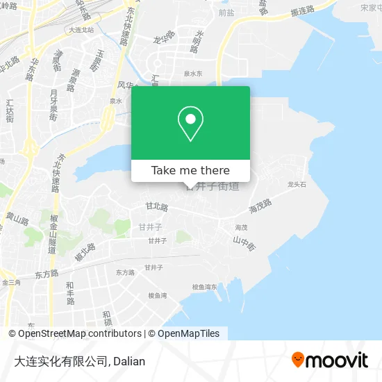 大连实化有限公司 map
