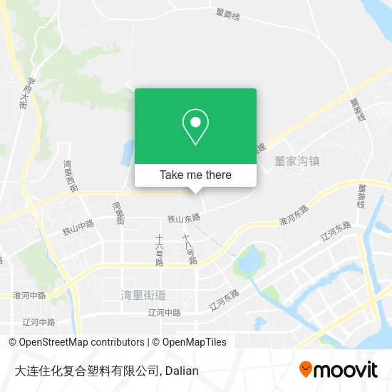大连住化复合塑料有限公司 map