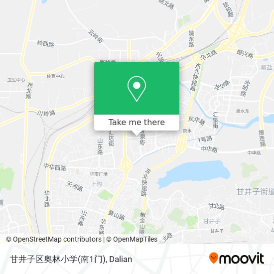 甘井子区奥林小学(南1门) map