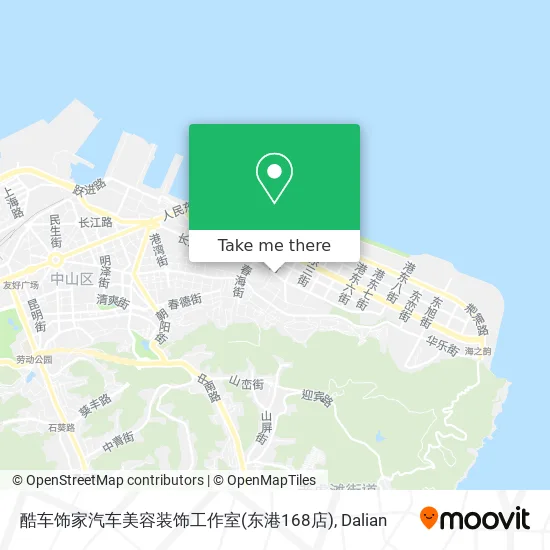 酷车饰家汽车美容装饰工作室(东港168店) map