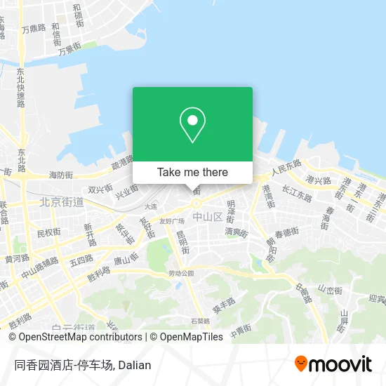 同香园酒店-停车场 map