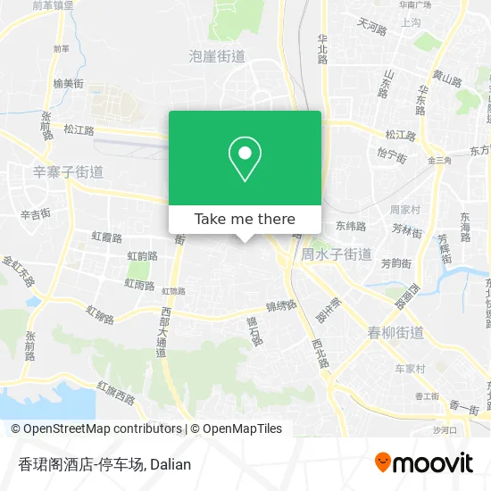 香珺阁酒店-停车场 map