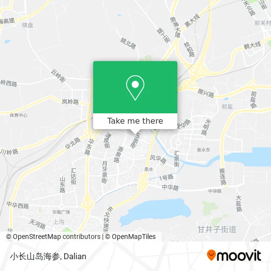 小长山岛海参 map