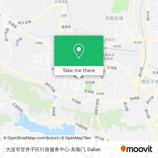 大连市甘井子区行政服务中心-东南门 map