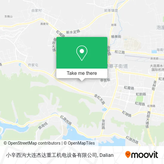 小辛西沟大连杰达重工机电设备有限公司 map