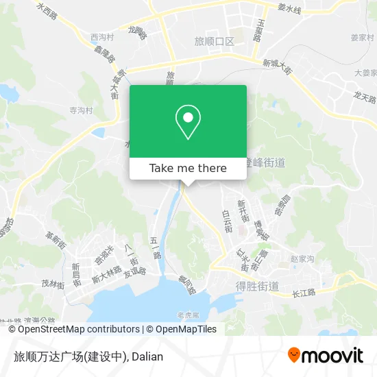 旅顺万达广场(建设中) map