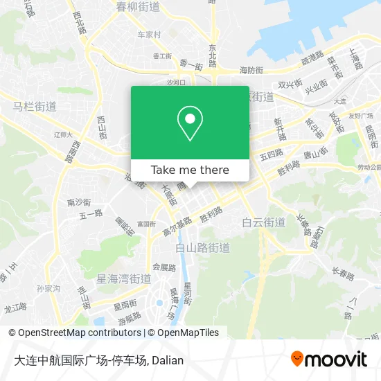 大连中航国际广场-停车场 map