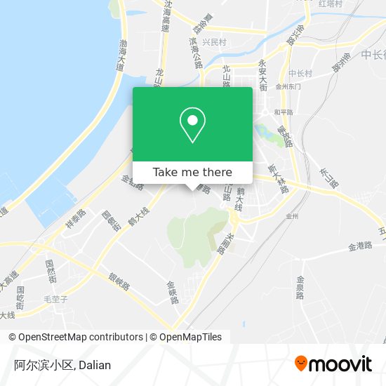 阿尔滨小区 map
