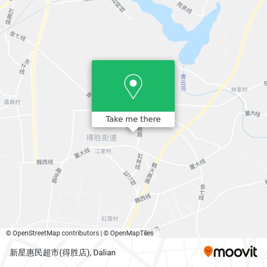 新星惠民超市(得胜店) map