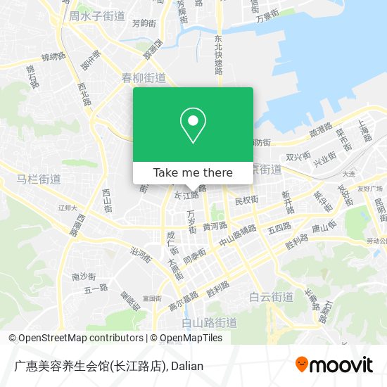 广惠美容养生会馆(长江路店) map