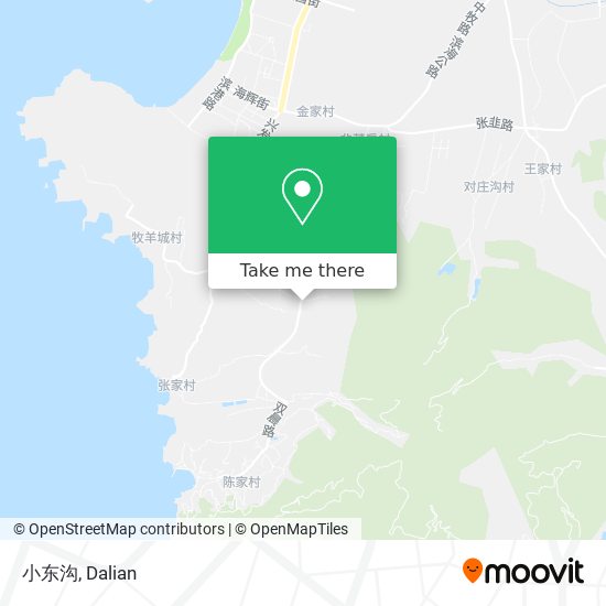 小东沟 map