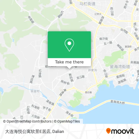 大连海悦公寓软景E居店 map