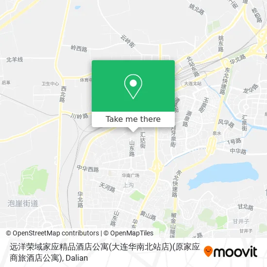 远洋荣域家应精品酒店公寓(大连华南北站店)(原家应商旅酒店公寓) map