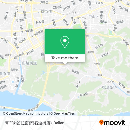 阿军肉酱拉面(南石道街店) map