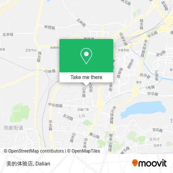 美的体验店 map
